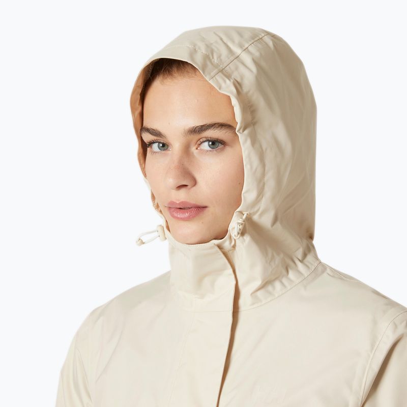 Giacca da pioggia Helly Hansen Vancouver crema da donna 3