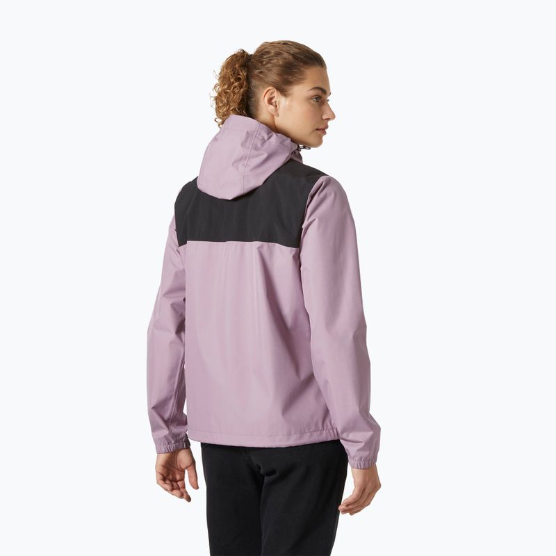 Giacca antipioggia Helly Hansen donna Vancouver viola argilla 2