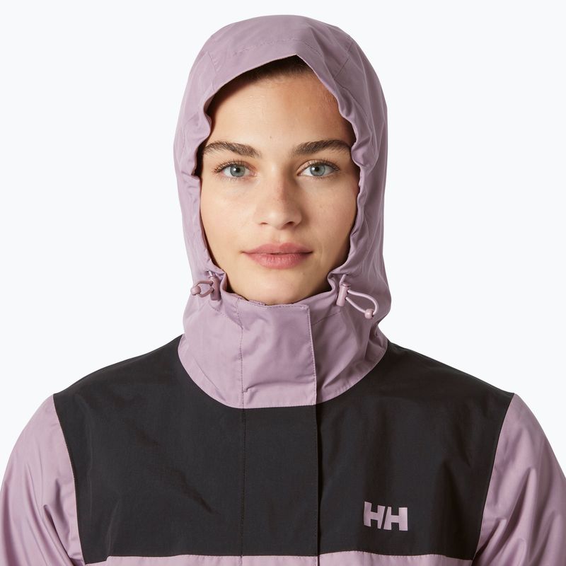 Giacca antipioggia Helly Hansen donna Vancouver viola argilla 3