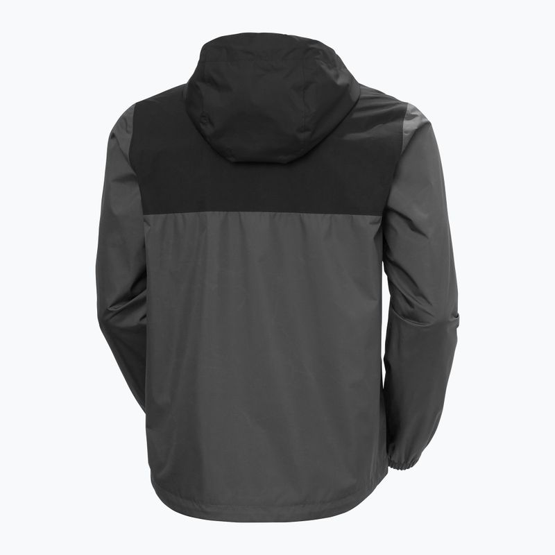 Giacca antipioggia Helly Hansen Vancouver uomo ebano 2
