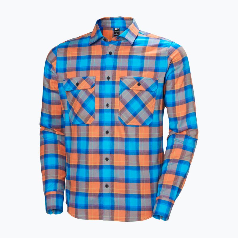 Helly Hansen Uomo Lokka Camicia a quadri in flanella organica bonfire fjell 5