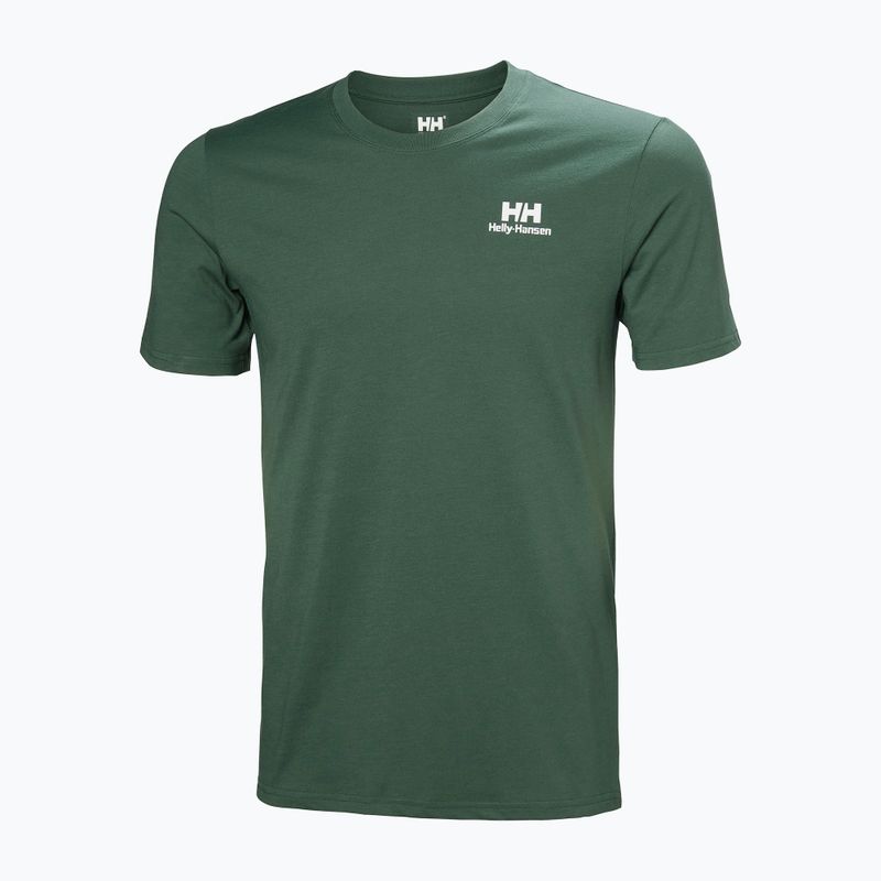 Maglietta Helly Hansen Nord Graphic verde giungla da uomo 4