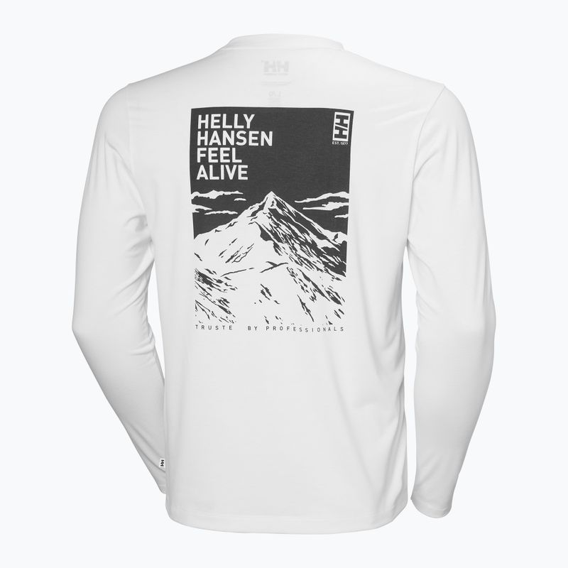 Helly Hansen Skog Graphic Uomo, manica lunga, bianco 6
