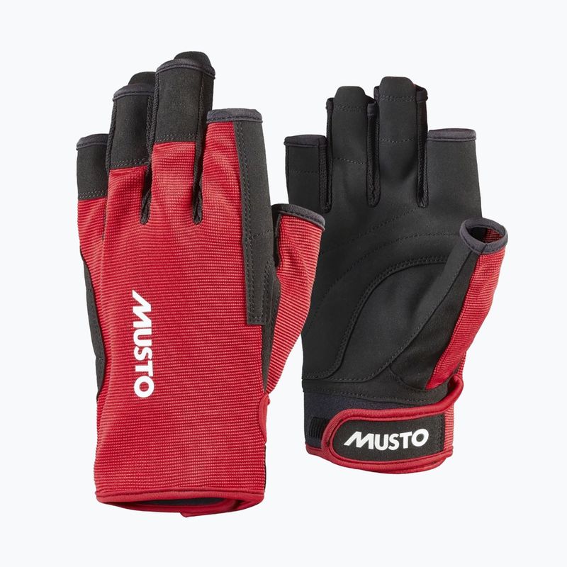 Musto Essential Sailing Dito corto 2.0 Guanti da vela rosso vero