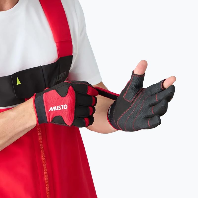 Guanti da vela Musto Performance Dito Lungo 2.0 rosso vero 3
