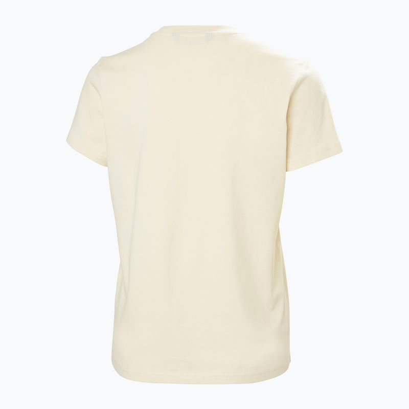 T-shirt Helly Hansen da donna Logo 3.0 crema 2