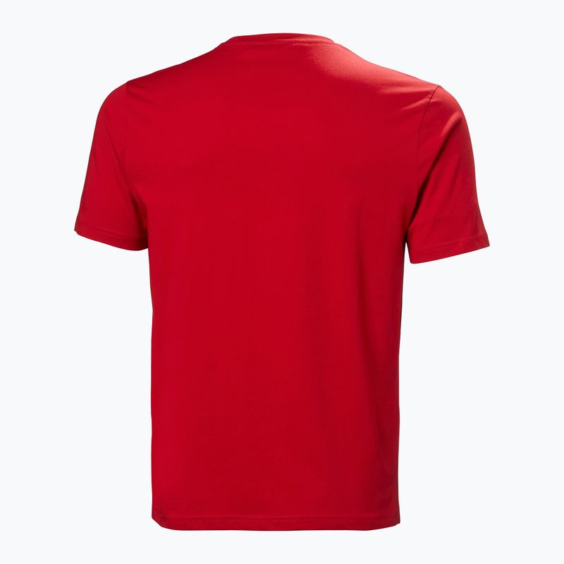 Maglietta Helly Hansen Logo 3.0 uomo rosso 5