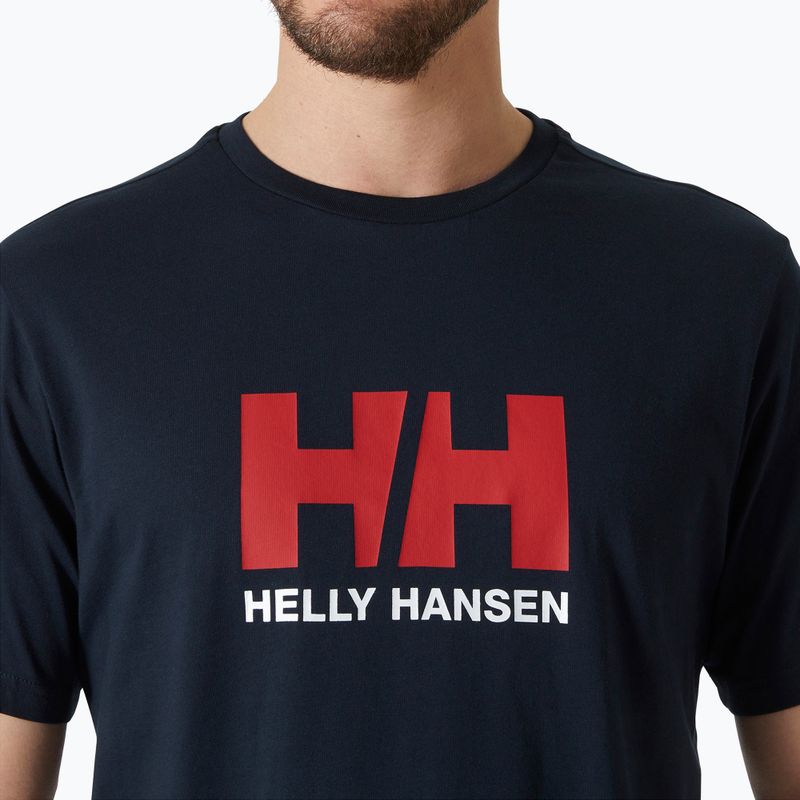 Maglietta Helly Hansen Logo 3.0 uomo navy 3