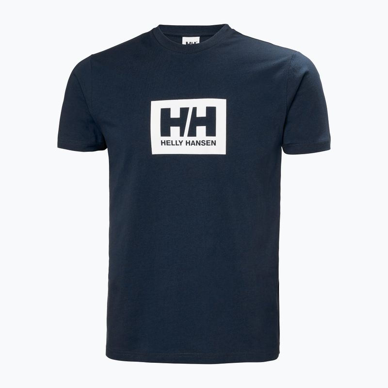 Maglietta Helly Hansen Box T 2.0 da uomo, navy 3