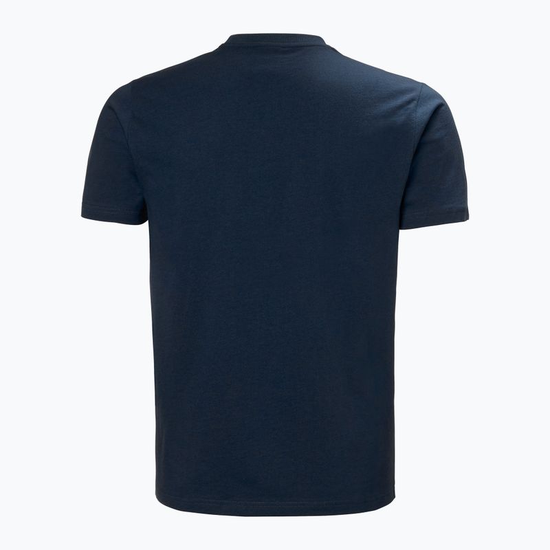 Maglietta Helly Hansen Box T 2.0 da uomo, navy 4
