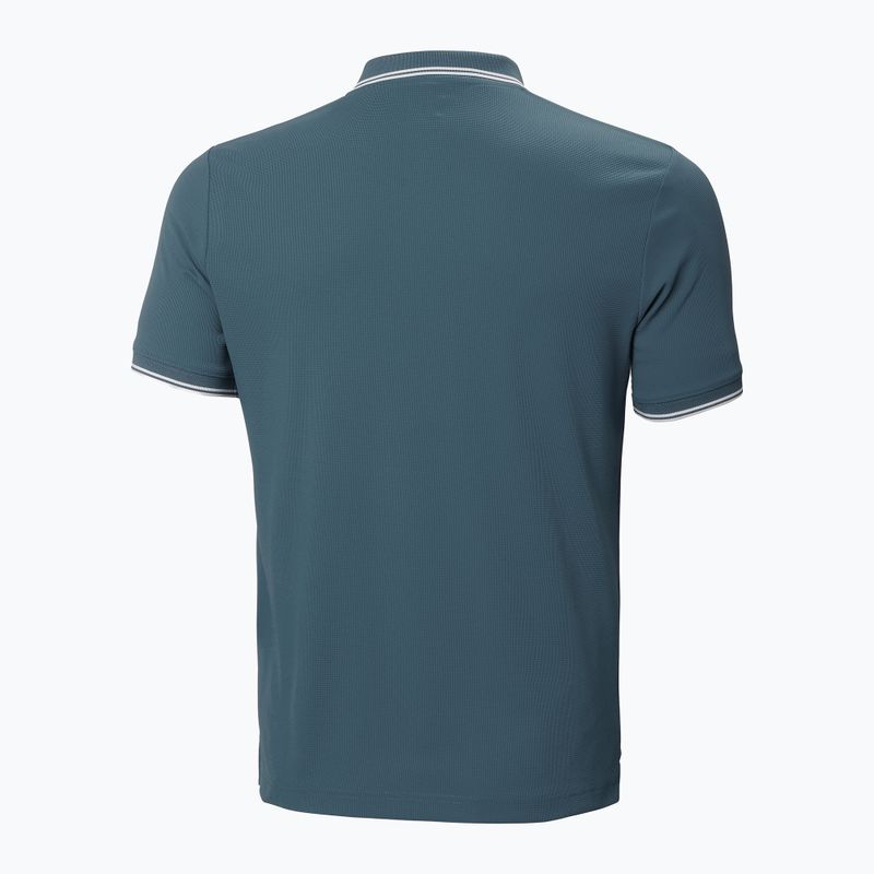 Polo Helly Hansen Kos da uomo, lavaggio blu 2