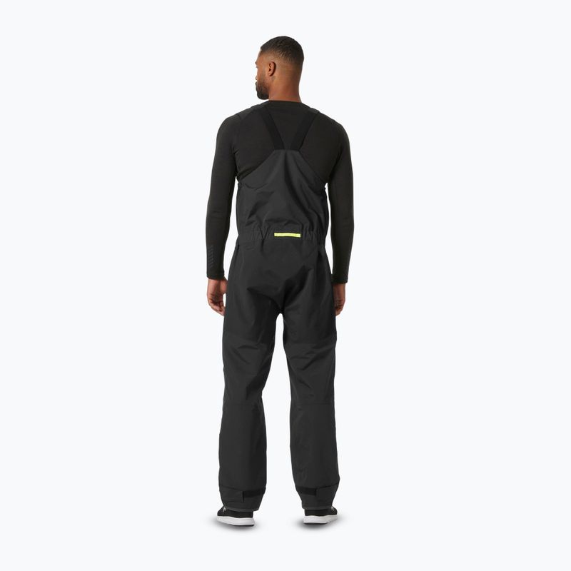 Pantaloni da vela Helly Hansen da uomo Pier 4.0 Bib ebano 2