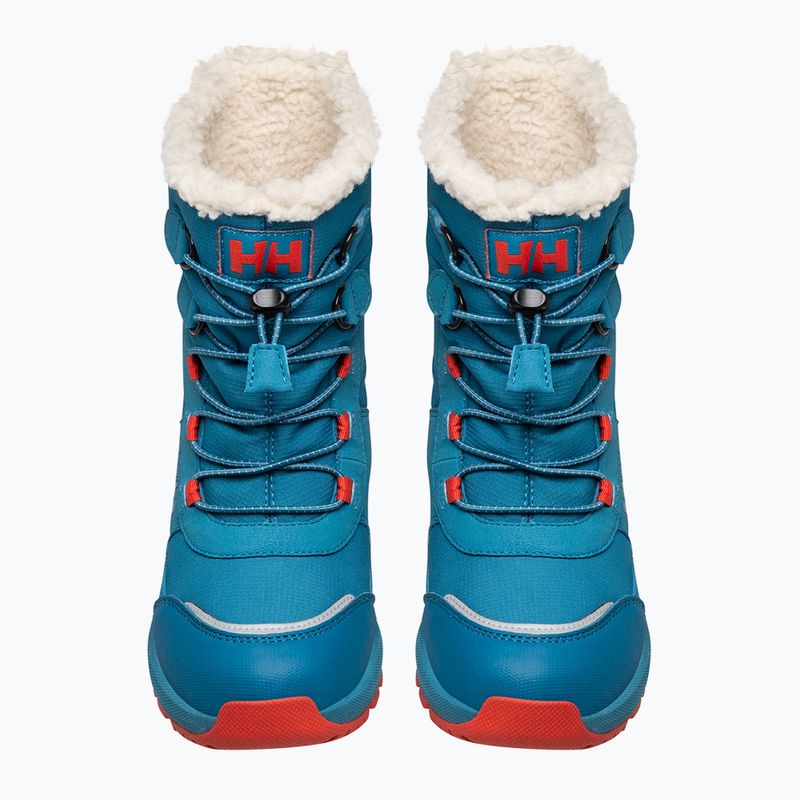 Helly Hansen Jk Silverton Boot HellyTech stivali da neve per bambini blu ceruleo/ciliegia tom 4