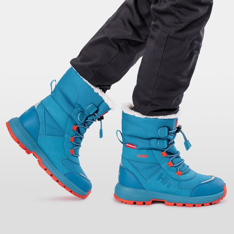 Helly Hansen Jk Silverton Boot HellyTech stivali da neve per bambini blu ceruleo/ciliegia tom 6