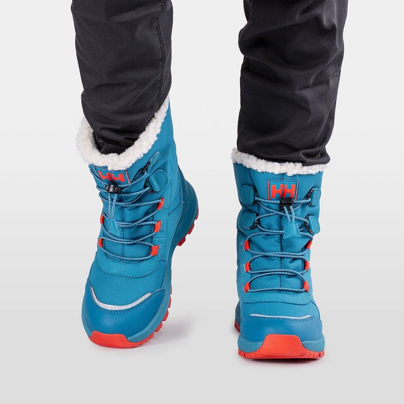 Helly Hansen Jk Silverton Boot HellyTech stivali da neve per bambini blu ceruleo/ciliegia tom 7