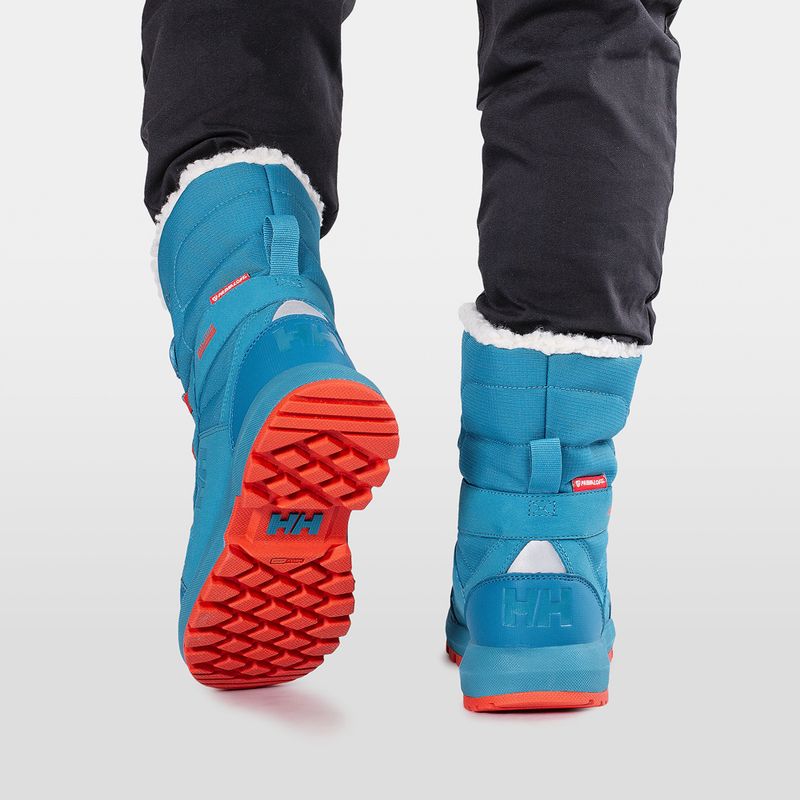 Helly Hansen Jk Silverton Boot HellyTech stivali da neve per bambini blu ceruleo/ciliegia tom 8