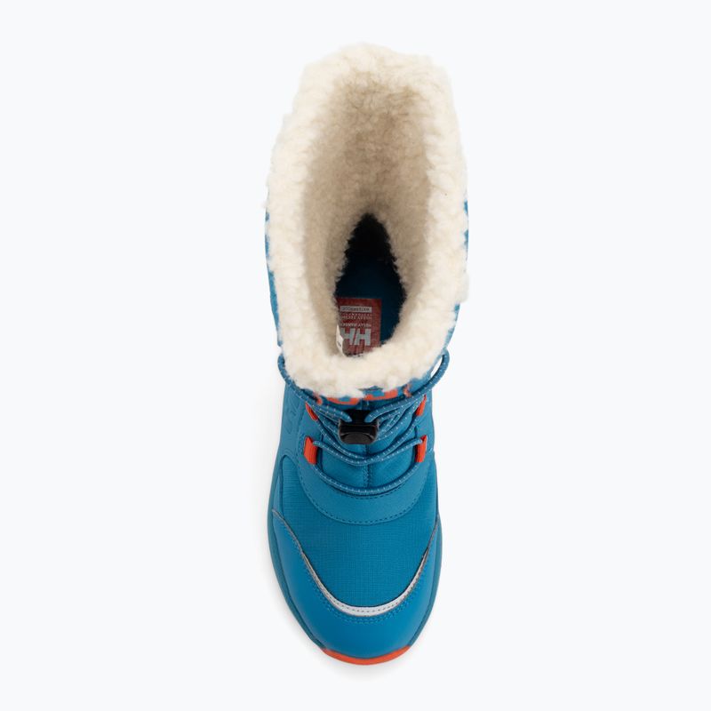 Helly Hansen Jk Silverton Boot HellyTech stivali da neve per bambini blu ceruleo/ciliegia tom 5