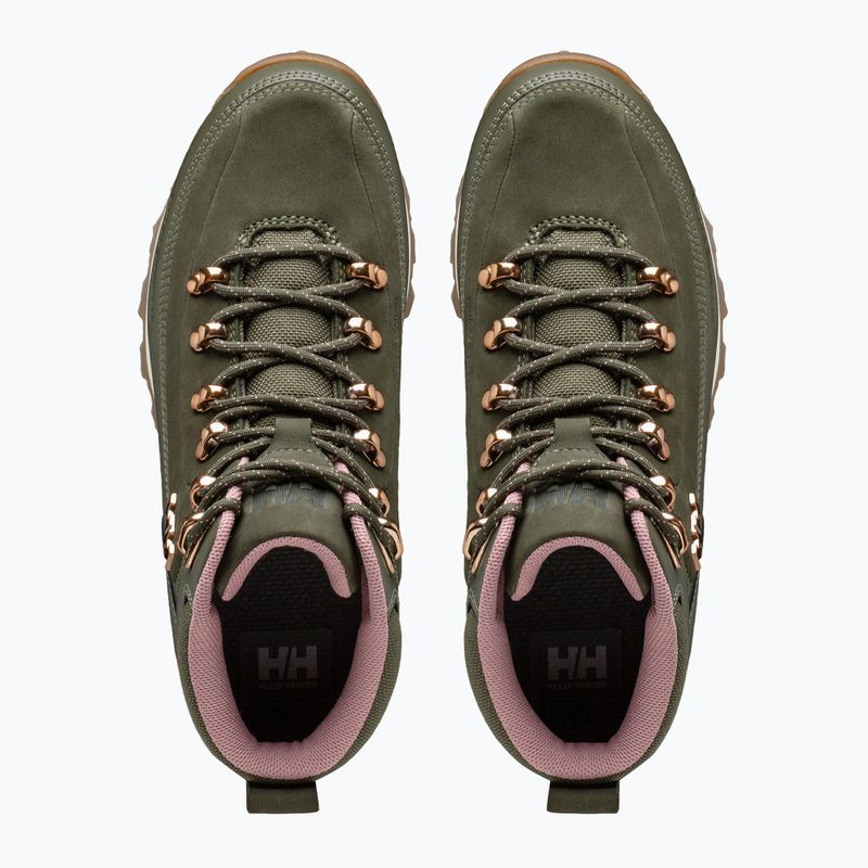 Helly Hansen scarponi da trekking da donna The Forester Premium verde utility/crema 5