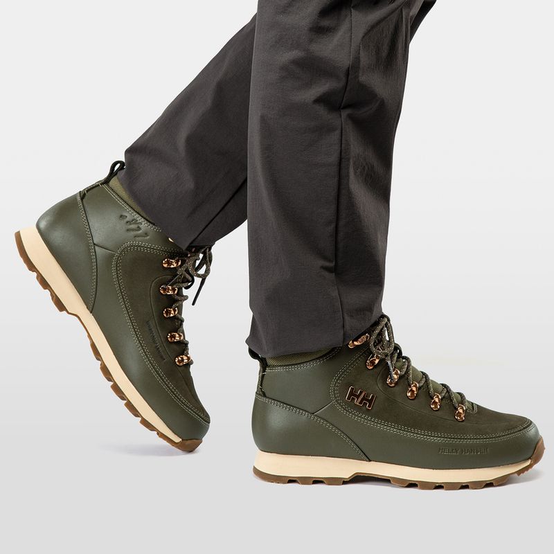 Helly Hansen scarponi da trekking da donna The Forester Premium verde utility/crema 6