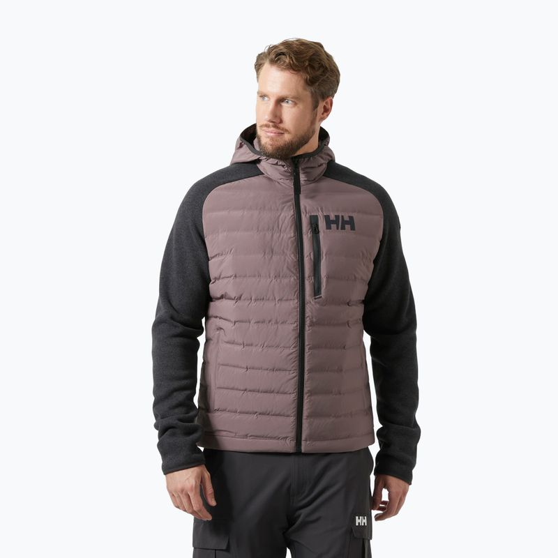 Helly Hansen giacca da vela da uomo Arctic Ocean Hybrid Insulator grigio passero