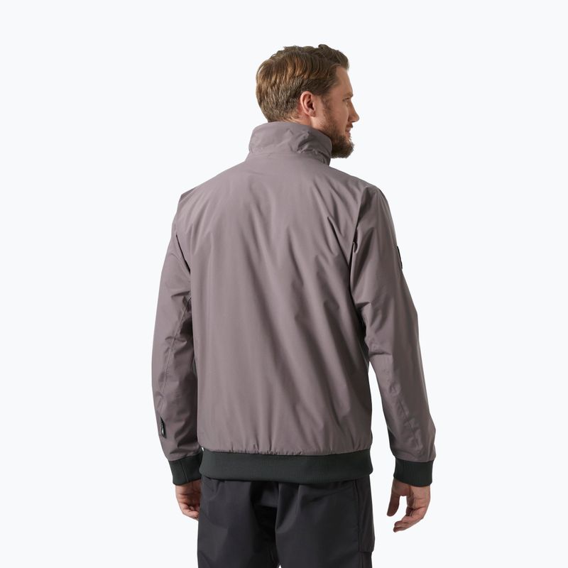 Giacca da vela Helly Hansen HP Racing Lifaloft Bomber uomo grigio passero 2