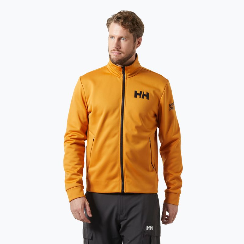 Felpa da vela Helly Hansen HP Fleece 2.0 senape uomo