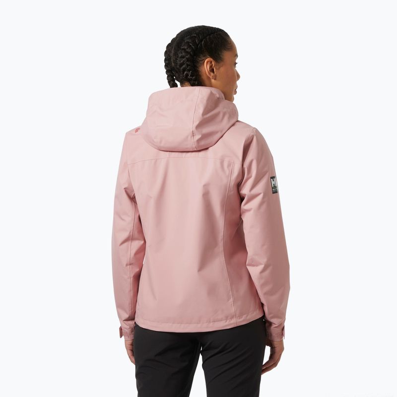 Giacca da vela da donna Helly Hansen Crew Hooded Midlayer 2.0 pink salt 2