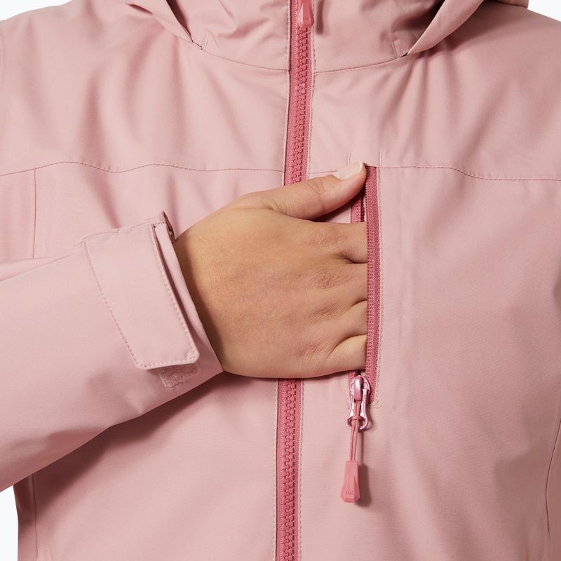 Giacca da vela da donna Helly Hansen Crew Hooded Midlayer 2.0 pink salt 4