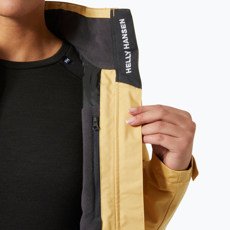 Giacca da vela da donna Helly Hansen Crew Hooded Midlayer 2.0 sabbia 8