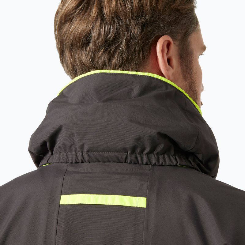Giacca da pioggia Helly Hansen Pier 4.0 senape da uomo 4