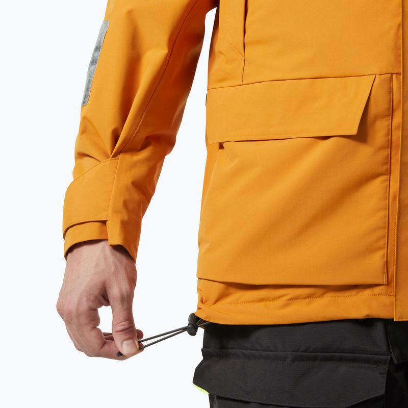 Giacca da pioggia Helly Hansen Pier 4.0 senape da uomo 8