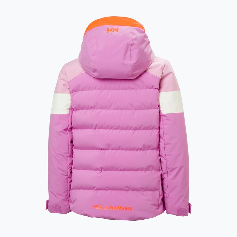 Giacca da sci Helly Hansen per bambini Diamond meta rosa 9
