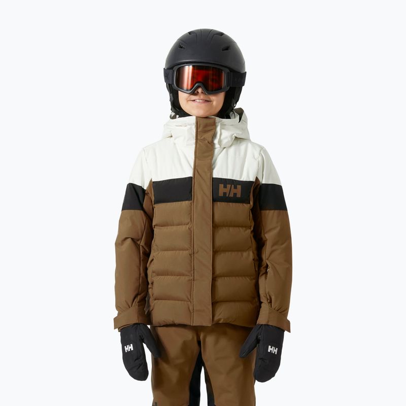 Giacca da sci Helly Hansen Diamond sepia per bambini