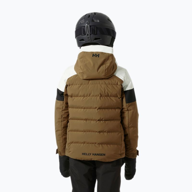 Giacca da sci Helly Hansen Diamond sepia per bambini 2
