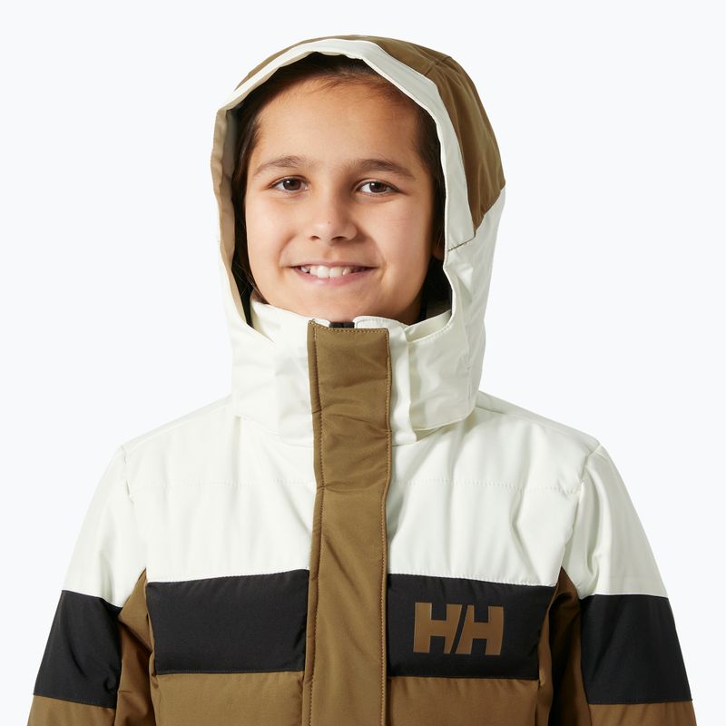 Giacca da sci Helly Hansen Diamond sepia per bambini 3
