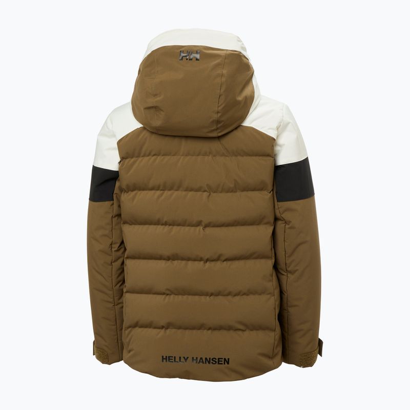 Giacca da sci Helly Hansen Diamond sepia per bambini 10