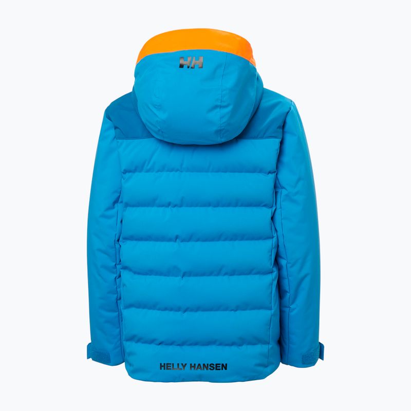 Giacca da sci Helly Hansen per bambini Cyclone, blu nettuno 9