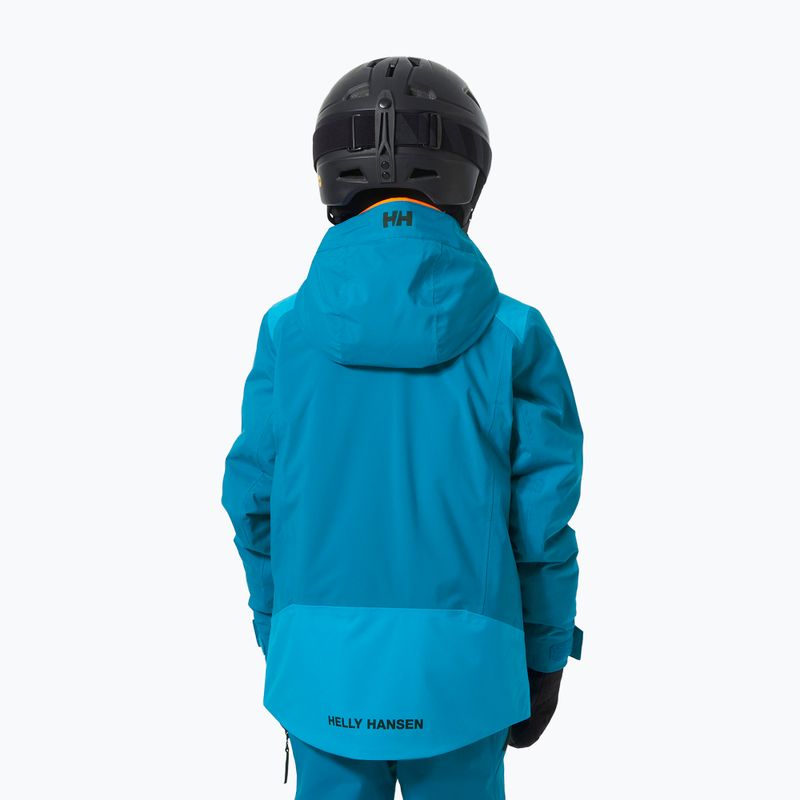 Giacca da sci Helly Hansen Alpha blu ceruleo per bambino 2