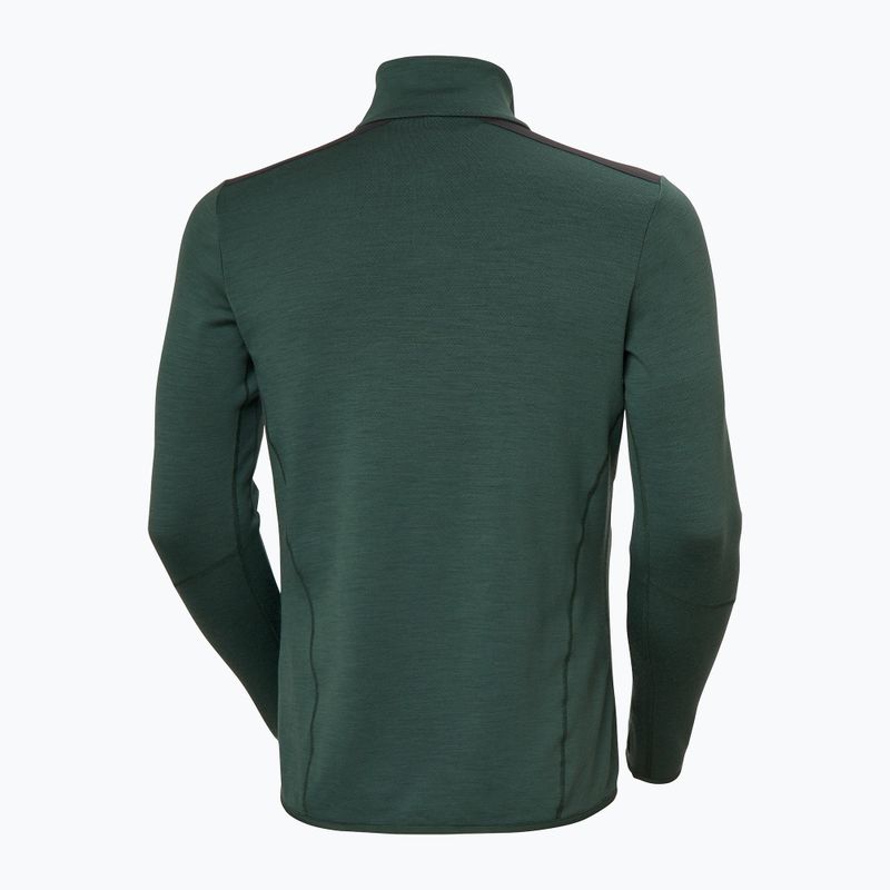 Felpa da trekking Helly Hansen Lifa Merino Midlayer uomo verde giungla 6