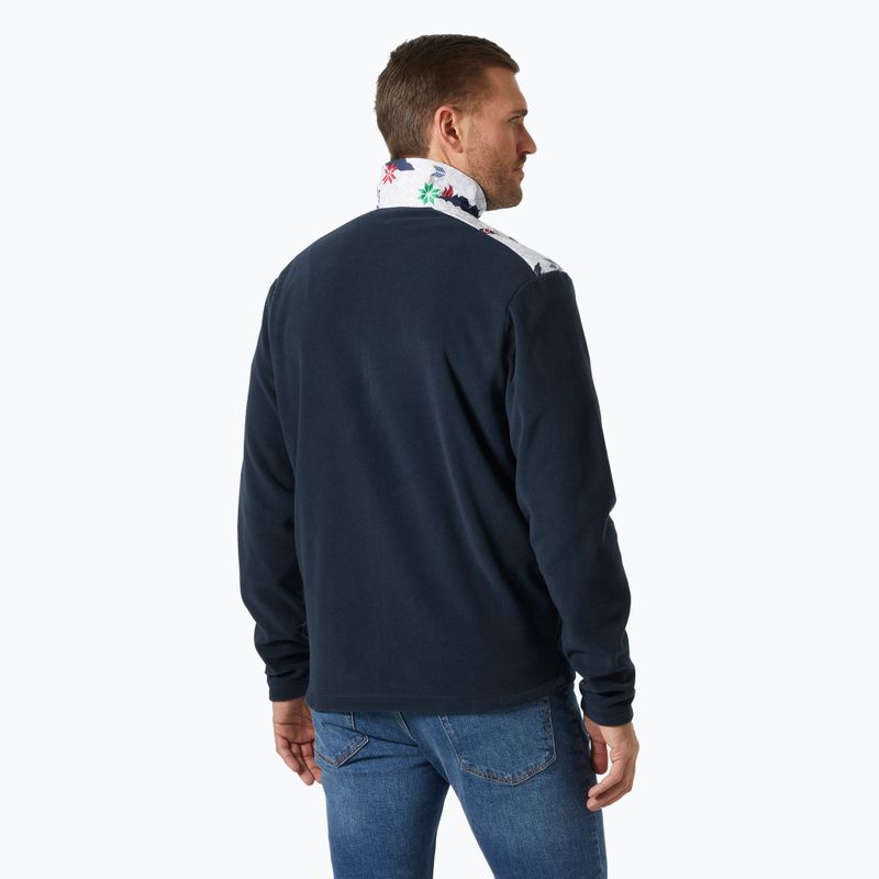 Helly Hansen Daybreaker Block felpa uomo navy cortina aop 2