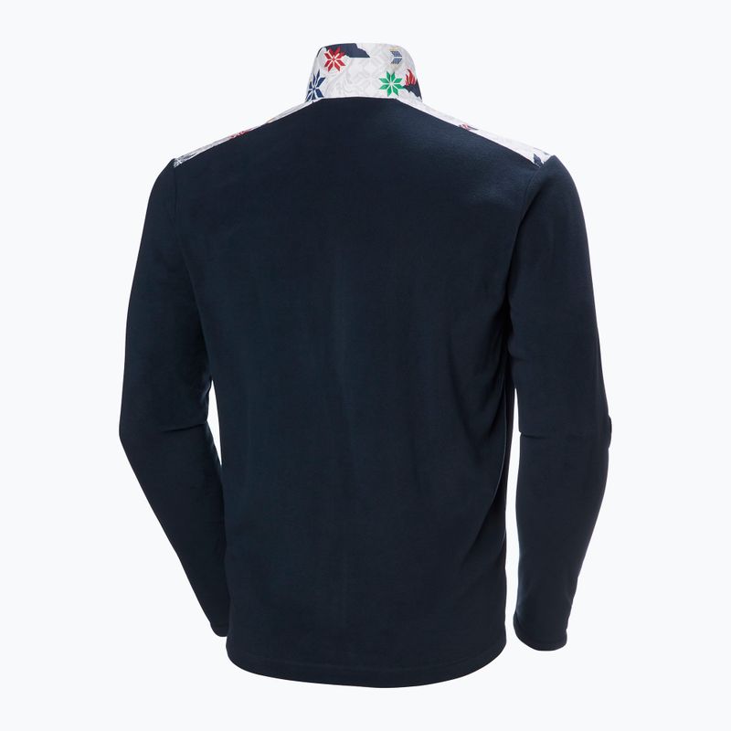 Helly Hansen Daybreaker Block felpa uomo navy cortina aop 6