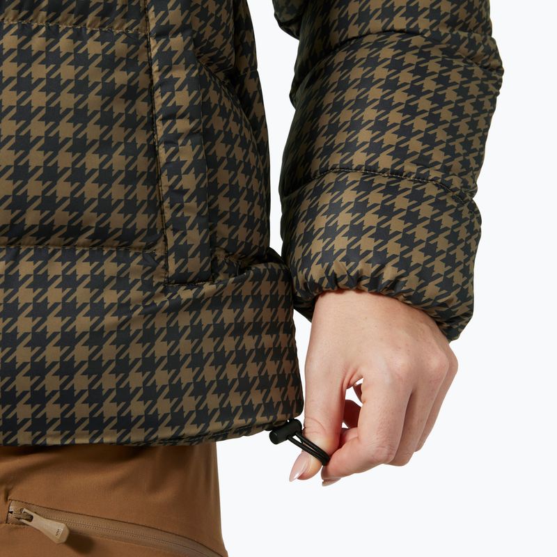 Piumino Helly Hansen donna Jade Puffer seppia pied de poule aop 5