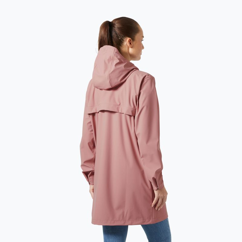 Helly Hansen Moss Rain Coat Donna ash rose 2