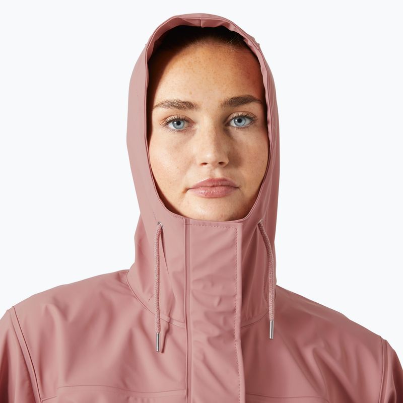 Helly Hansen Moss Rain Coat Donna ash rose 3