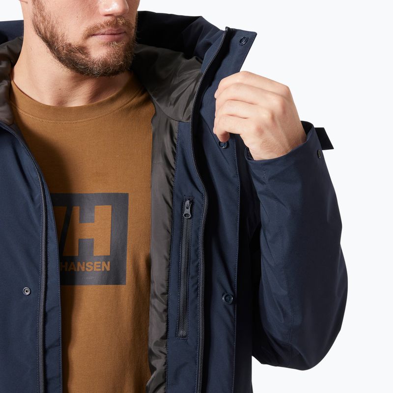 Helly Hansen Munich Giacca antipioggia isolata da uomo navy 6