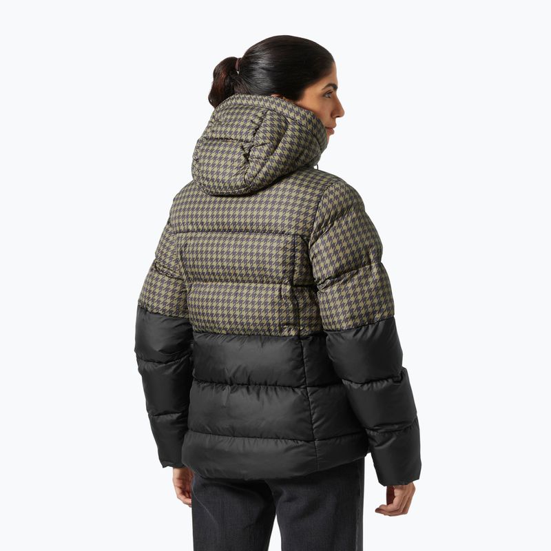 Piumino Helly Hansen donna Active Puffy seppia pied de poule aop 2