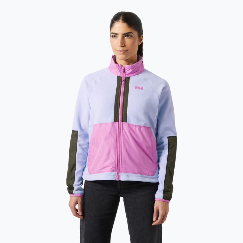 Felpa Helly Hansen Rig Fleece donna color lavanda brillante