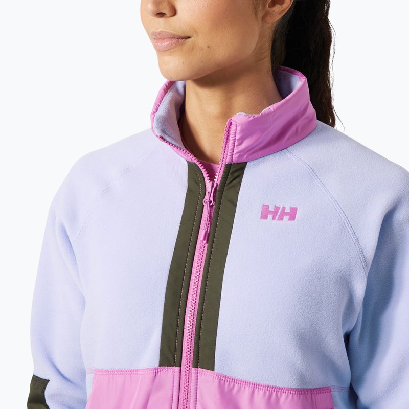 Felpa Helly Hansen Rig Fleece donna color lavanda brillante 3