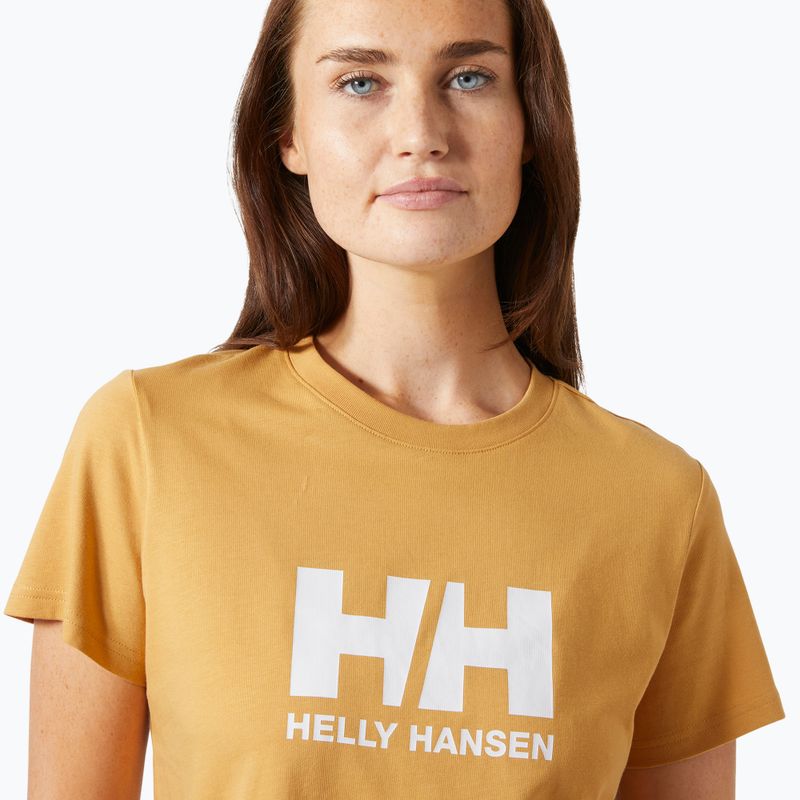 Maglietta Helly Hansen da donna Logo 3.0 sabbia 3