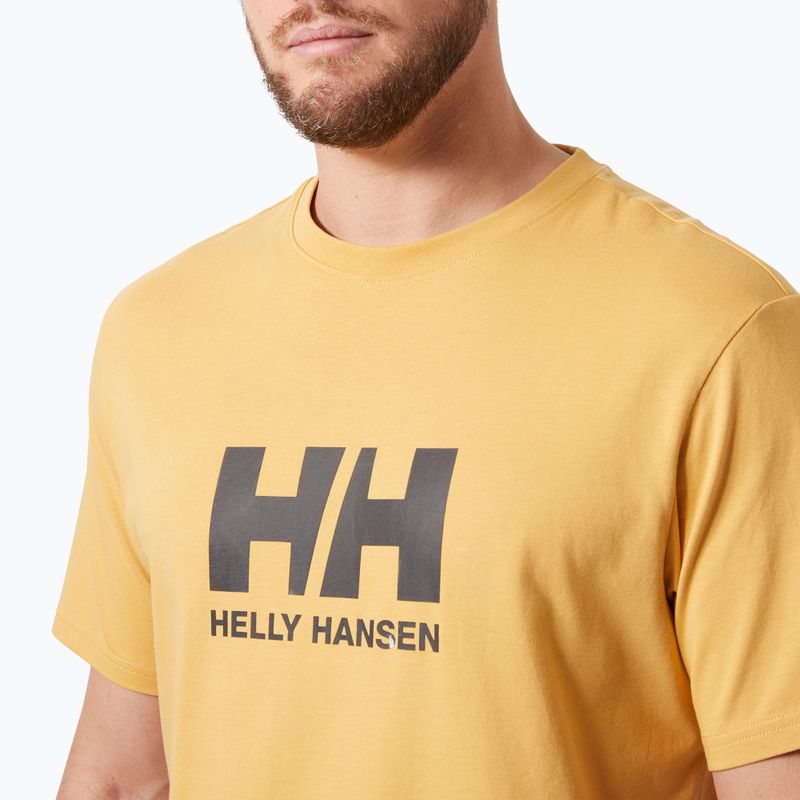 Maglietta Helly Hansen Logo 3.0 sabbia da uomo 3